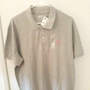 Brand new Express Gray mens polo